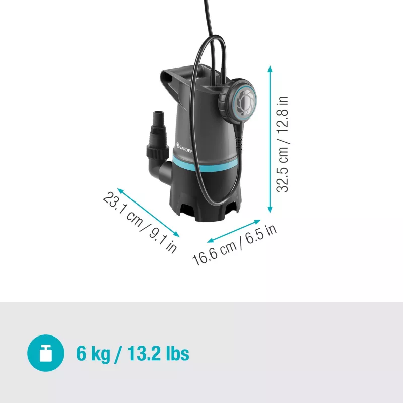 Attrezzo da giardino Gardena 09017-47 20000 L nero