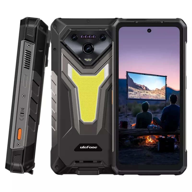 Smartphone UleFone Armor 34 Pro (Plus) 16/512GB 5G, dispositivo Android robusto, 16GB RAM, 512GB memoria, connettività 5G
