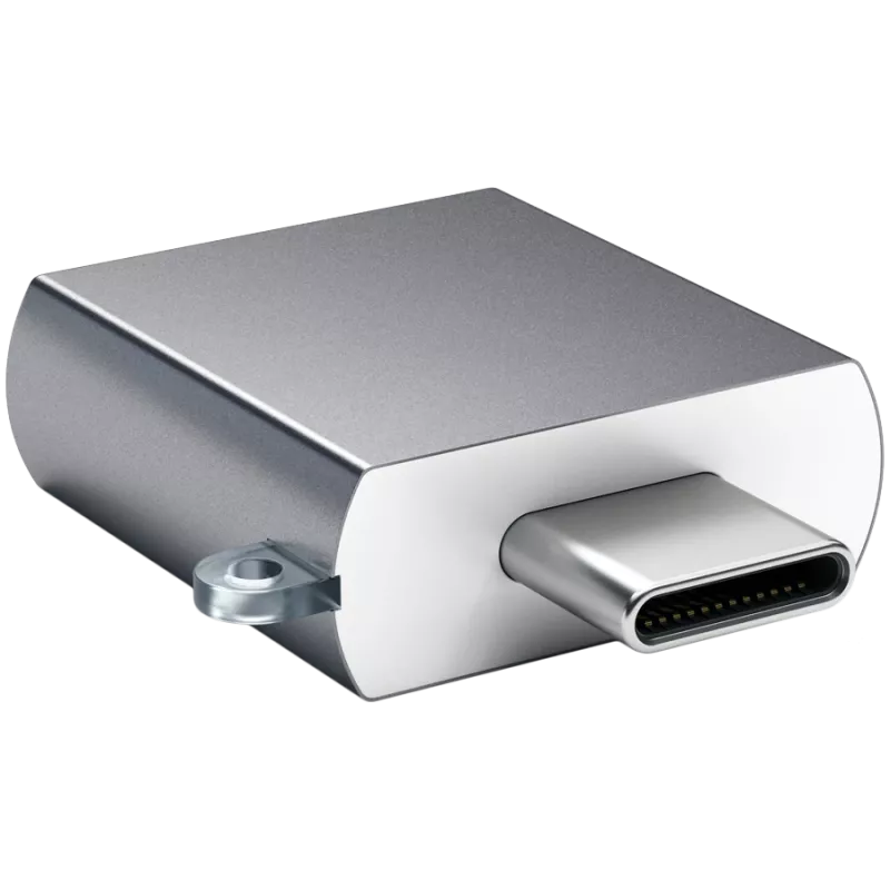 Adattatore Satechi USB-C a USB 3.0 Space Gray design elegante e alta qualità - design compatto - - - (179979)