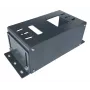 Base di montaggio 15,5–24 cm ZINCATO RAL7016 per automazioni NICE, FAAC, GENIUS, BENINCA, KEY, CAME e ROGER