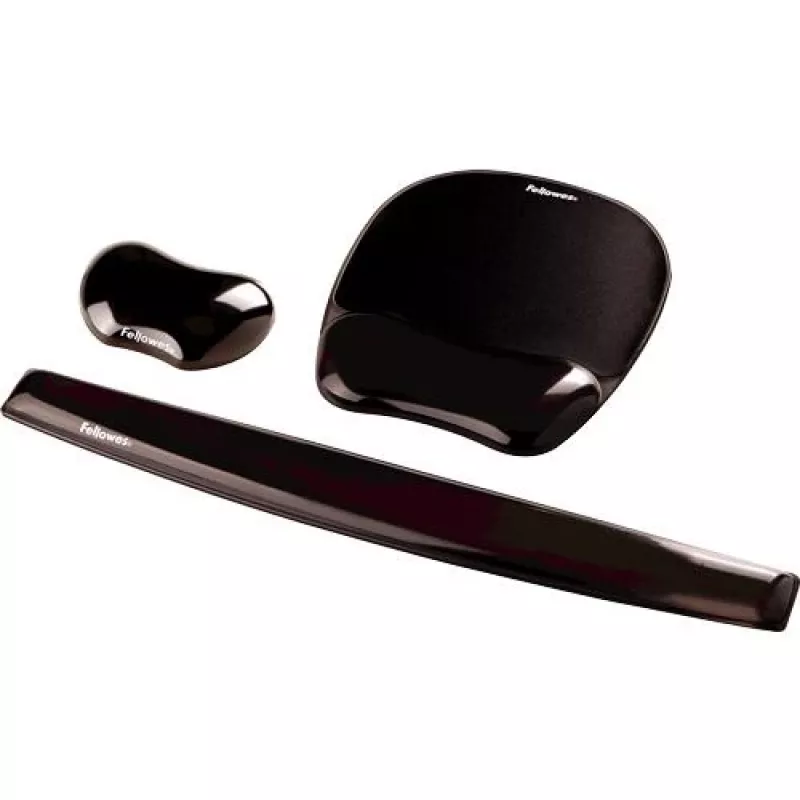 Accessorio tastiera poggiapolsi/CRYSTALS Gel 9112201 Fellowes