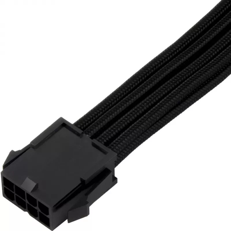 SilverStone SST-PP07E-EPS8B cavo di prolunga EPS 8 pin a EPS/ATX 4+4 pin, 30 cm, nero
