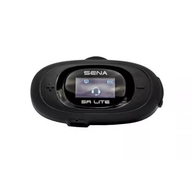 Interfono per moto Sena 5R Lite Bluetooth 5.1 portata 700 m con display LCD e kit microfono universale per due caschi