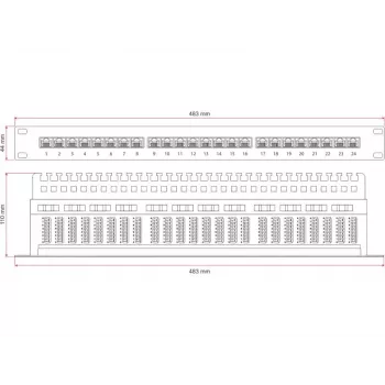 Alantec PK013 - Gigabit Ethernet - RJ-45 - Cat5e - U/UTP (UTP) - 22/26 - nero (PK013)