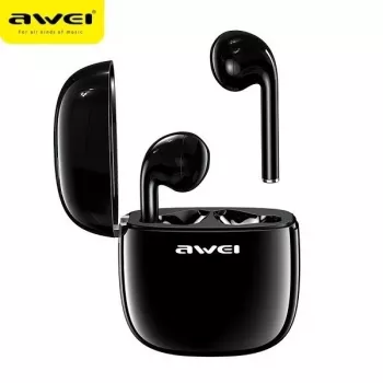 Auricolari Awei T28 TWS + base di ricarica nero