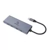 Akasa hub multiporta 4 porte USB-C (USB 3.2 Gen 2) con connettore USB-C alluminio (anodizzato) AK-CBCA32