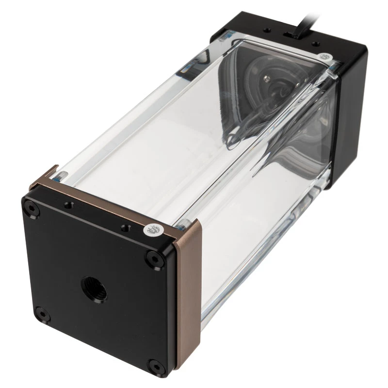 Serbatoio (vaschetta di compensazione) BitsPower Premium Cuboid 150 mm acrilico - BPPRE-WTCR150