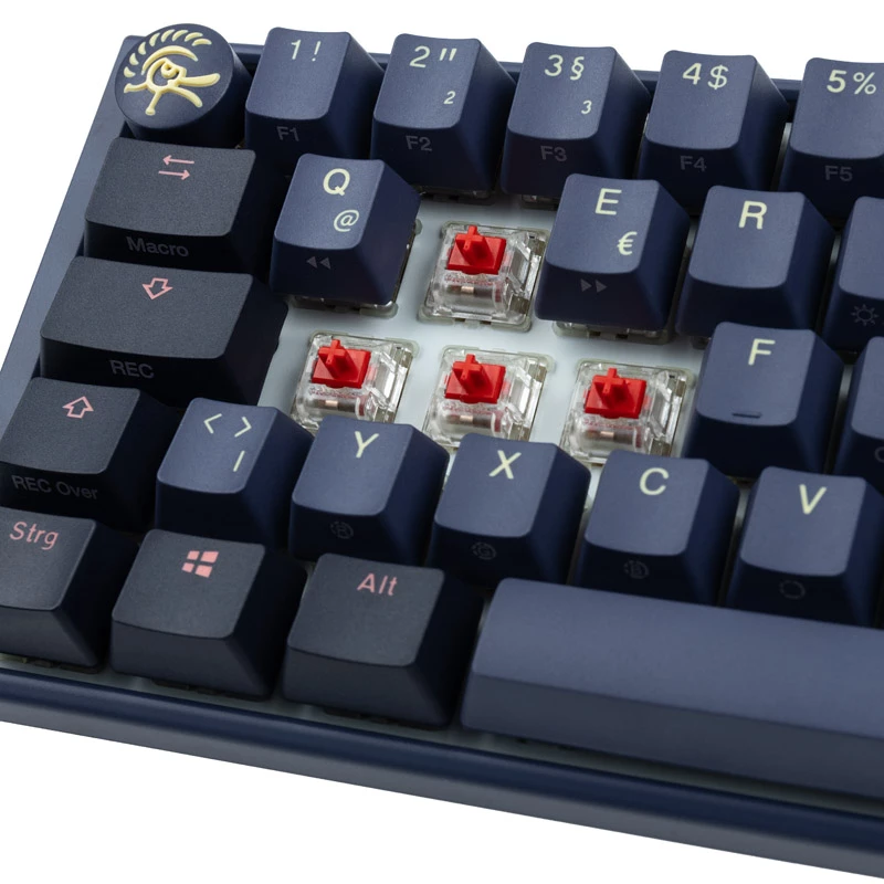 Tastiera Ducky One 3 SF gaming USB QWERTZ tedesco blu