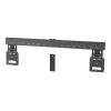 Supporto TV da parete fisso WENTRONIC Goobay Ultraslim 70822 XL nero per schermi piatti