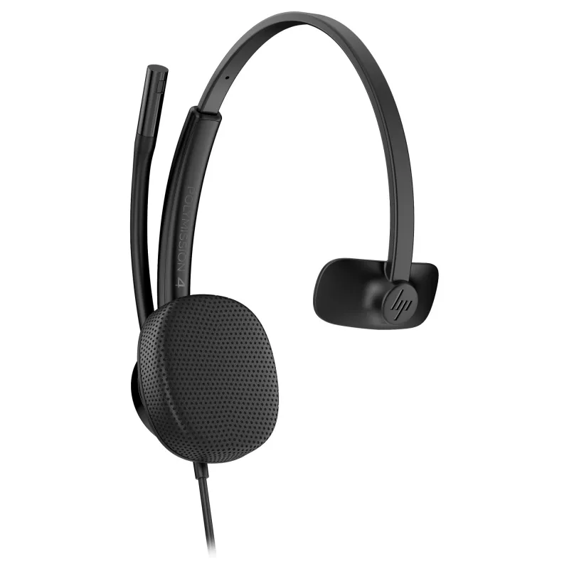 Cuffia USB monaurale con filo HP Poly Mission 415 — leggera 99 g, design a un orecchio