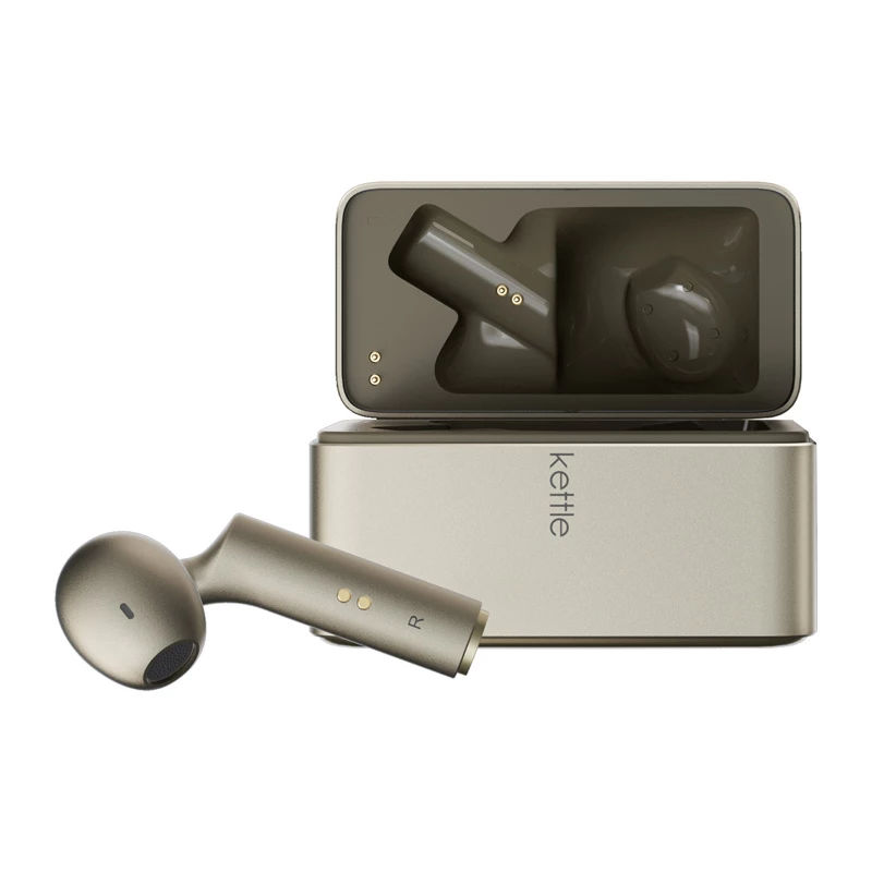 Traduttore in-ear Timekettle W4 AI Gold — auricolari per interpretariato simultaneo