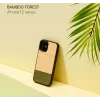 Custodia per cellulare Man and Wood per iPhone 12 mini – Bambuswald nero