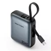 Vention FHEH0 power bank 10000 mAh 35 W con cavo USB-C, grigio