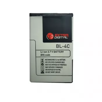Batteria Extra Digital BL-4C per Nokia 6100/5100/2650/E60/N91 3,7 V 1020 mAh