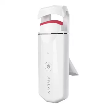 ANLAN 04-AJMJ14-001 pinza elettrica riscaldante per ciglia, bianco