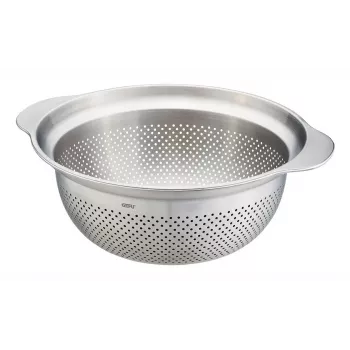 Colino da cucina GEFU PREMIO G-28132, 27 cm colino in acciaio inox con maglia, con manico