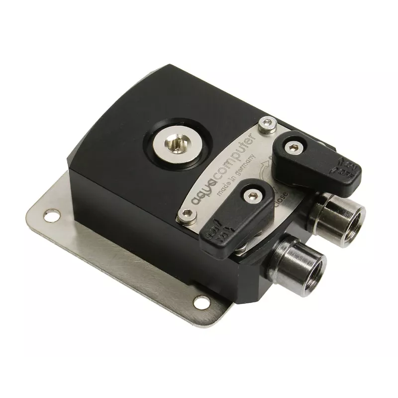Componente/accessorio per sistema di raffreddamento PC Aqua-Computer 34018 — acciaio inox nero