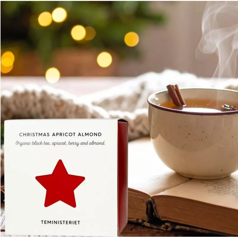 Teministeriet Christmas Apricot Almond tè nero in foglie sfuse, 100 g