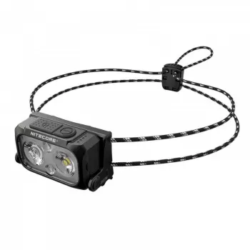 Lampada frontale Nitecore NU21 360 lumen Midnight Shadow – lampada frontale ricaricabile compatta, 360 lm di potenza