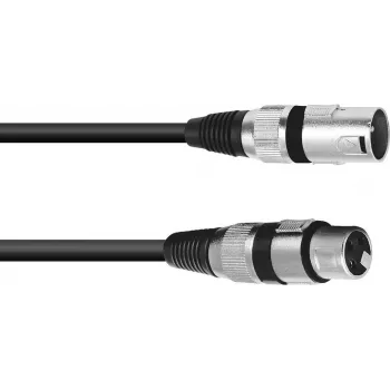 Cavo per altoparlanti PSSO XLR 2x2,5 mm², 3 m, nero