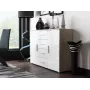 Cama Sideboard soggiorno UNI rovere sonoma/bianco lucido