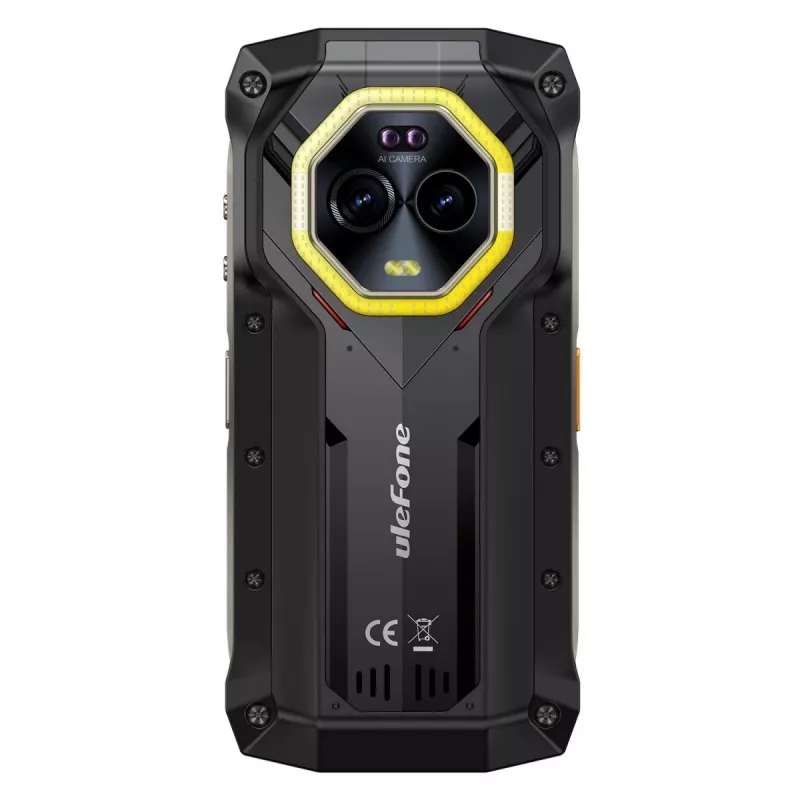 Ulefone Armor Mini 20 smartphone, 4,7 pollici, Helio G99, 8GB RAM, 256GB, 6200 mAh, Android 14, nero