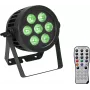 Faro PAR LED EUROLITE 7x9W IP Rated — 7 x 9W LED, corpo protetto IP