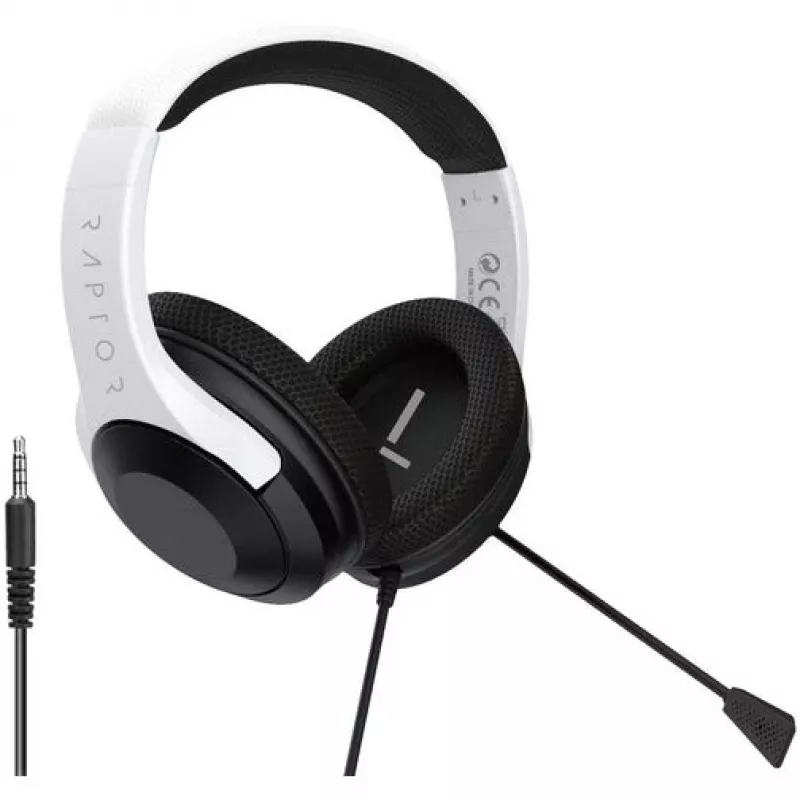 Cuffie Raptor Playstation 5 H300 bianco jack 3,5 mm