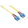 Logilink - Cavo patch - SC Singlemode (M) su SC Singlemode (M) - 2 m - fibra ottica - duplex - 9/125 micrometri - OS2 - senza alogeni - giallo (FP0SC02)