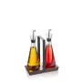 GEFU X-PLOSION dosatore olio/aceto 0,25 l vetro, silicone, acciaio inox trasparente