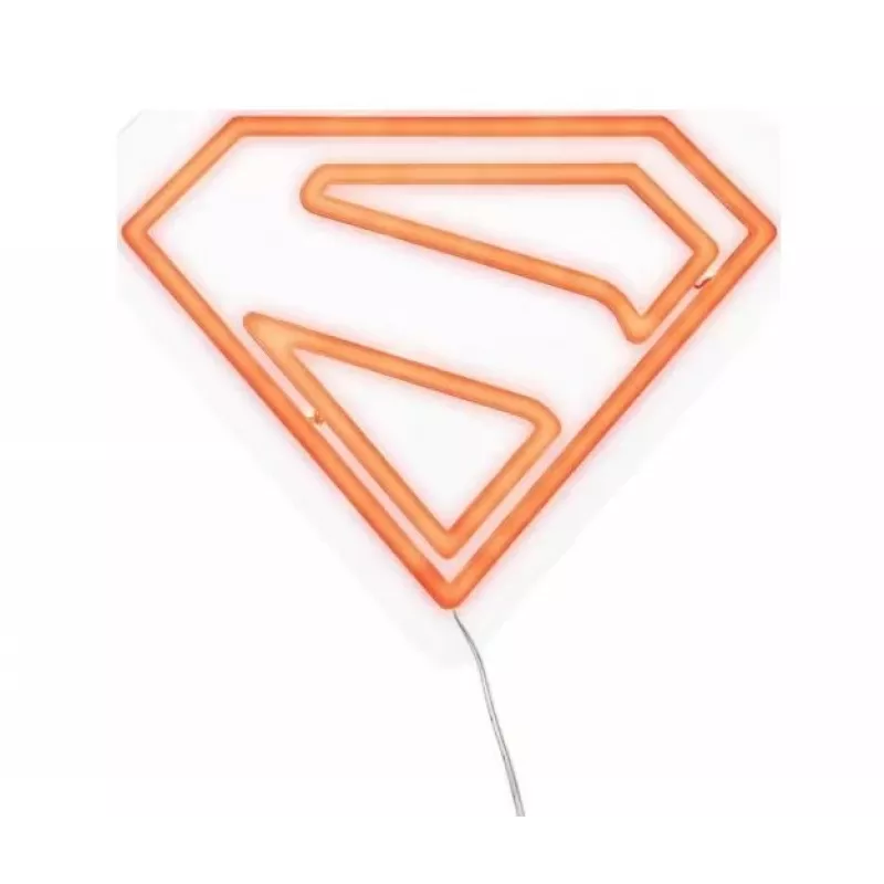 Luce neon LED da parete Paladone Superman PP14478SMTVN, targa da parete decorativa