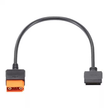 Cavo di alimentazione per fotocamere e batterie DJI CP.DY.00000045.02, 0,4 m, compatibile con Mavic 3, Air 3, Power 500/1000, nero/arancione