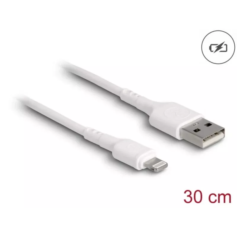 Cavo di ricarica USB DeLOCK 87866 per iPhone iPad iPod 30 cm