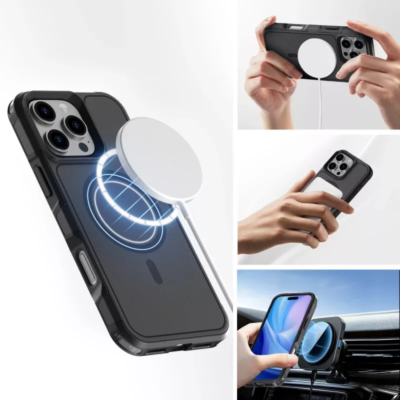 Cover 4smarts 541180 per iPhone 16 Pro 16 cm nero