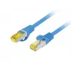 Cavo patch Fluke PCF6A-10CU-0025-B RJ45 Cat.6a 0,25 m blu