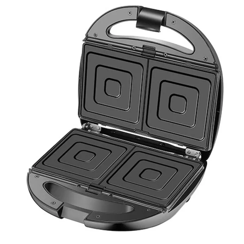 Adler AD 3040 sandwich maker 1200 W nero, grigio