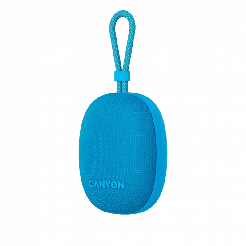 Canyon OnMove 12 - altoparlante Bluetooth v5.3 portatile - 5W - TWS - IPX7 - 12 ore - ricarica USB-C