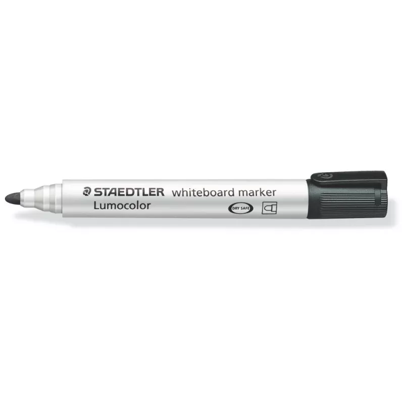 Pennarello Staedtler Lumocolor 351 WP4 punta bullet nero blu verde rosso