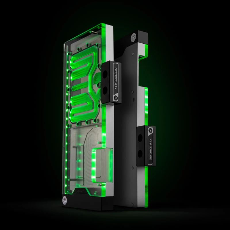 EK-Quantum Vector² FTW3 RTX 3080/90 backplate, argento