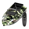 Barca esca Flytec V050 con batteria 12000mAh, camo verde — barca esca radiocomandata