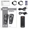 Altoparlante SVEN PS-720 80W BT nero