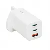 iBOX C-65 bianco, caricabatterie universale GaN 65W spina UK