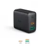 Caricabatterie da parete 2xUSB Power Delivery (1xUSB A+1xUSB C) 5.4A 30W Dynamic Detect PA-D1