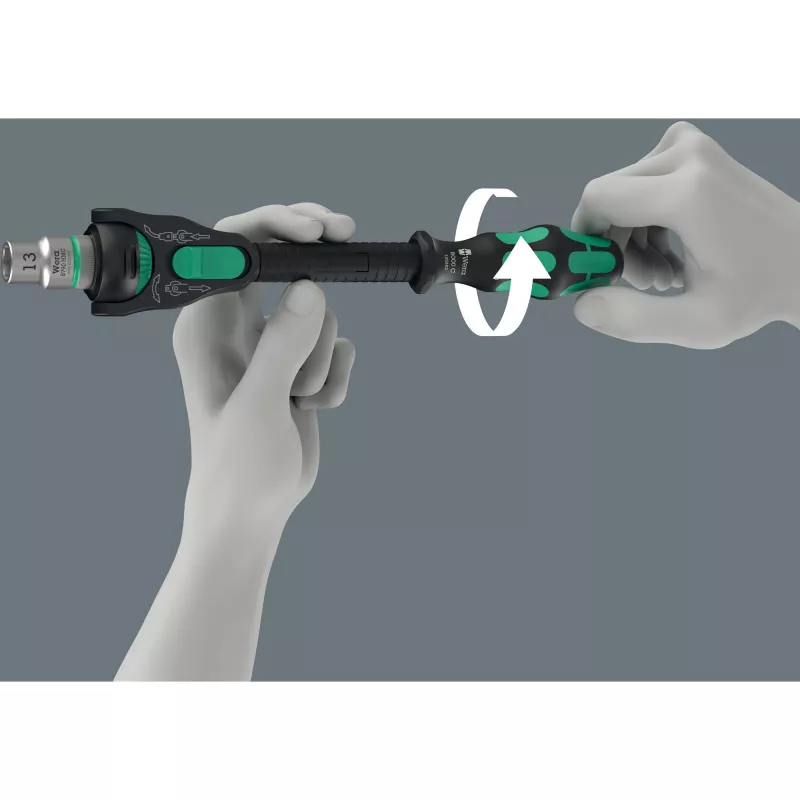 Chiave a cricchetto Wera 05135882001 1 pezzo nero verde