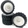 Absima 1 10 Rally Block ruote complete nero 4 pz. (2510062)