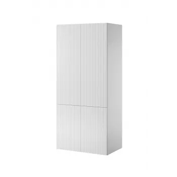 Armadio cama meble PAFOS 2D 90x55,5x198,5 cm bianco opaco con 2 ripiani