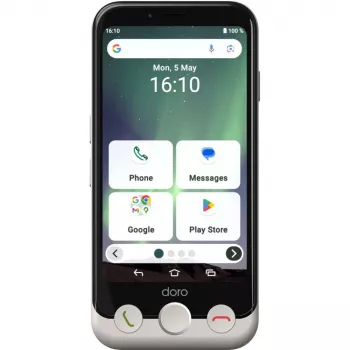 Smartphone Doro Aurora A10 4,5 pollici 4GB RAM 64GB nero bianco