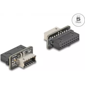 Delock 67238 adattatore USB 5 Gbps, presa pin header a presa interna Type-E Key A