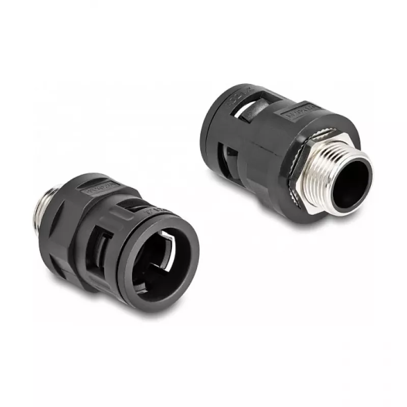 Raccordo per tubo DeLOCK 60454 M20 filettatura esterna in ottone nero