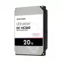 WD Ultrastar DC HC560 - disco rigido - 20TB - interno - 3.5 (8,9 cm) - SAS 12Gb/s - 7200 giri/min - buffer: 512MB (0F38652)
